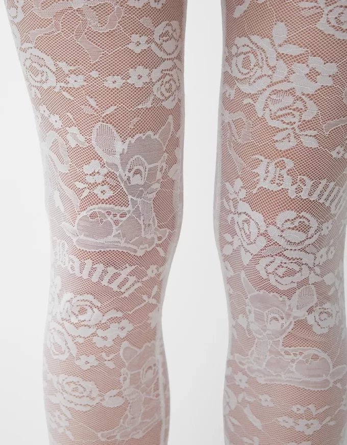 Leggings Disney Bambi in pizzo