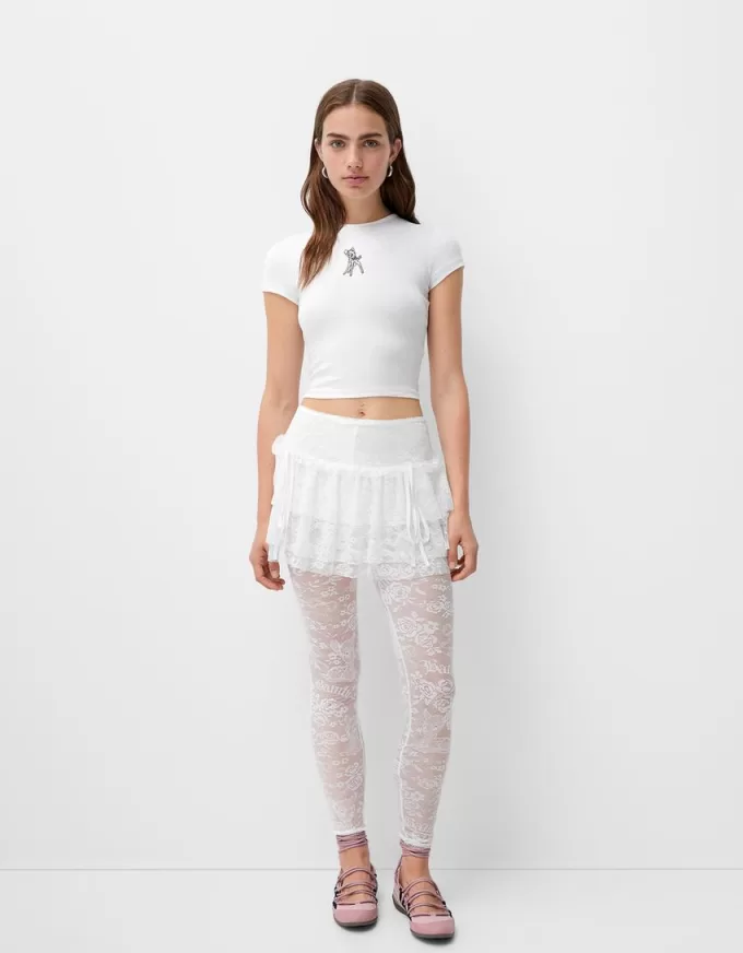 Leggings Disney Bambi in pizzo