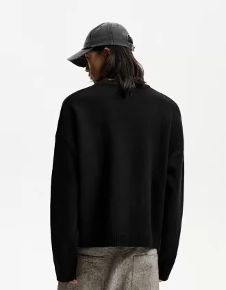 Maglia boxy fit jacquard