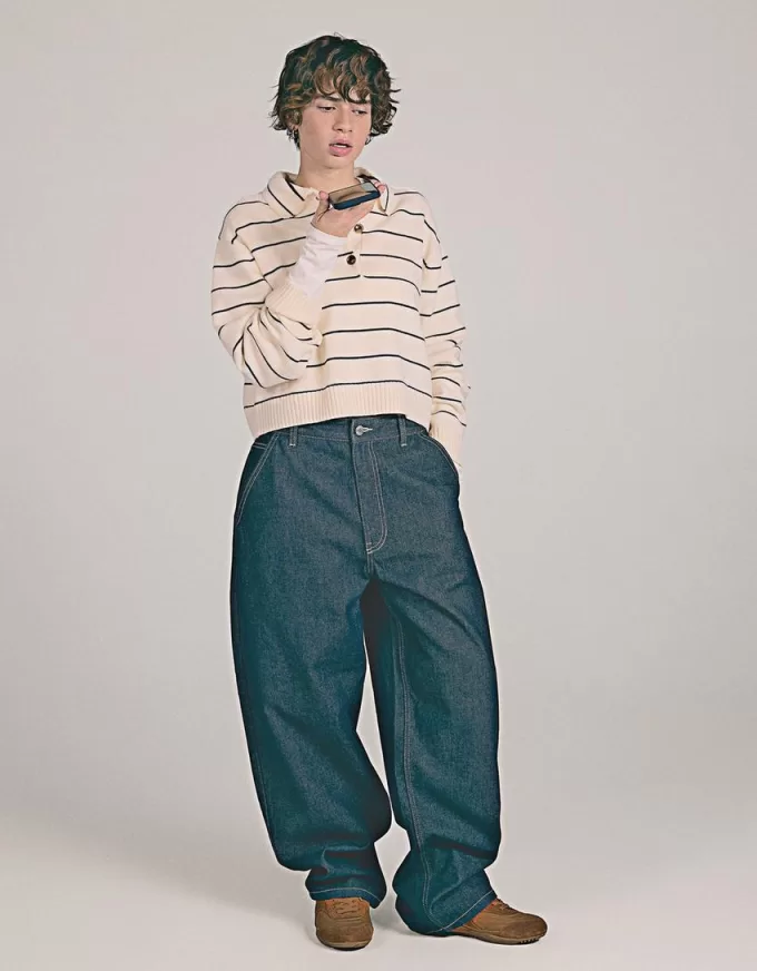 Maglia con collo polo