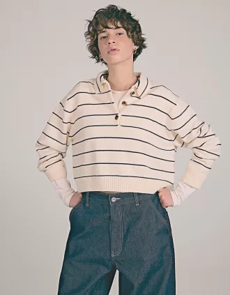 Maglia con collo polo