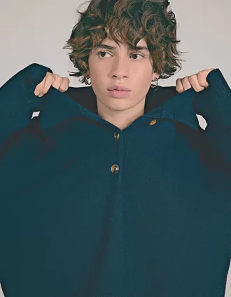 Maglia con collo polo