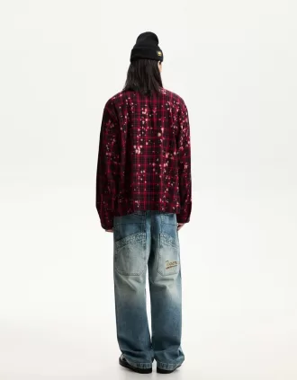 Maglia squadrata a maniche lunghe