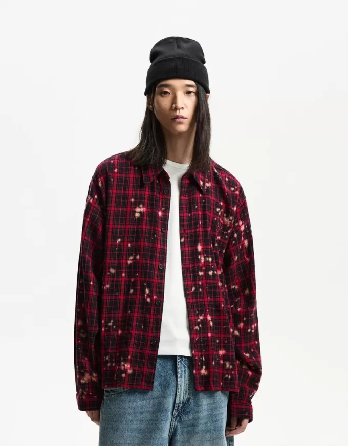 Maglia squadrata a maniche lunghe