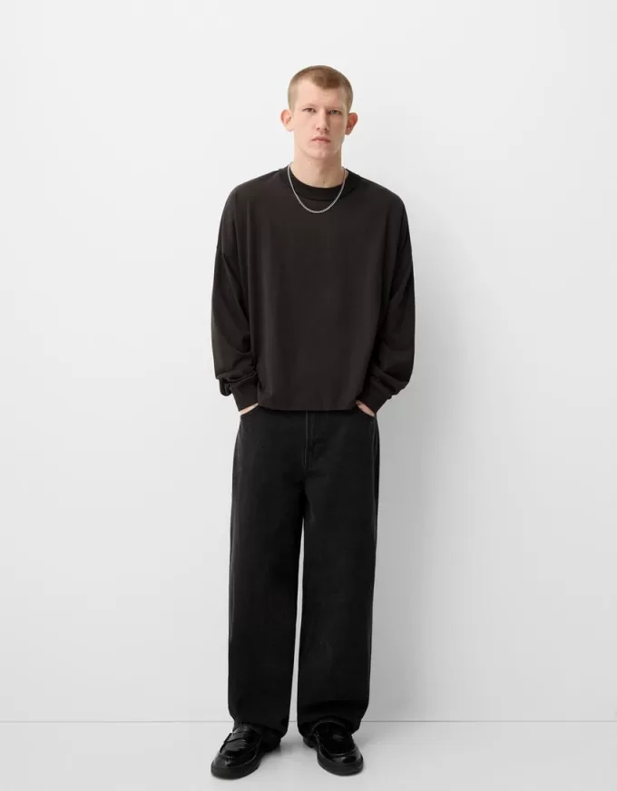 Maglietta spessa a maniche lunghe