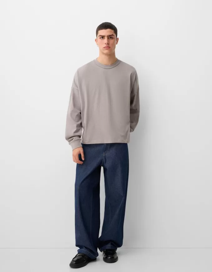 Maglietta spessa a maniche lunghe