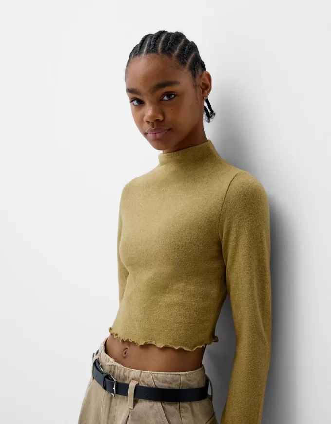 Maglione a collo alto