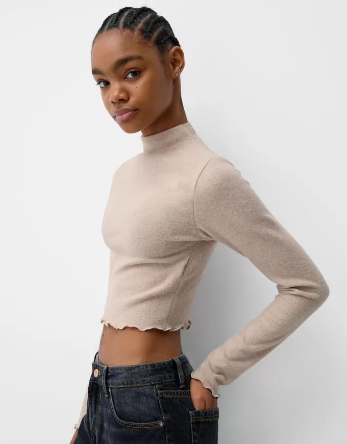 Maglione a collo alto