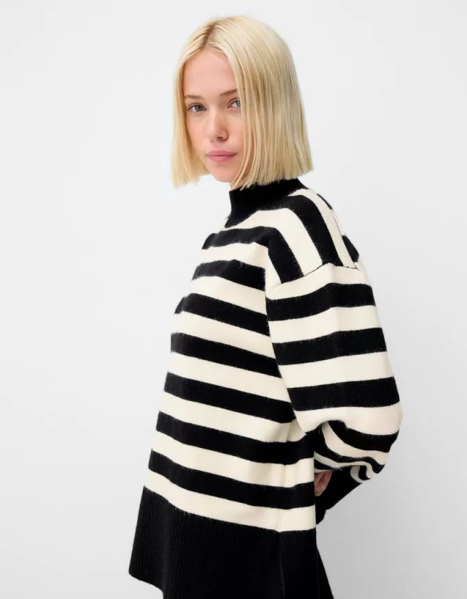 Maglione a collo alto