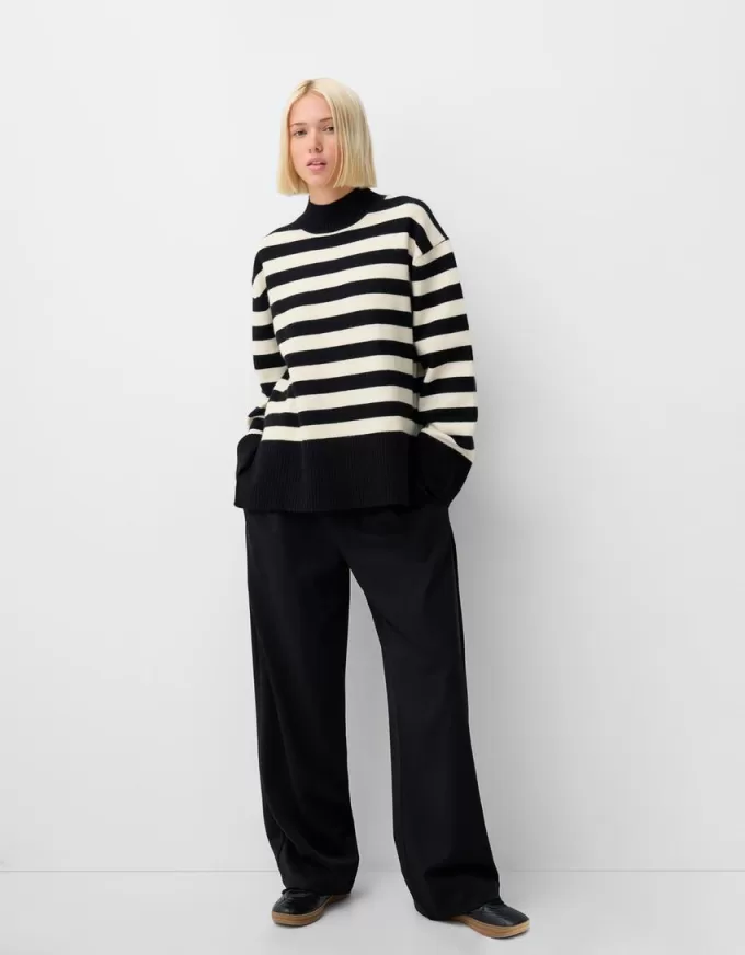 Maglione a collo alto