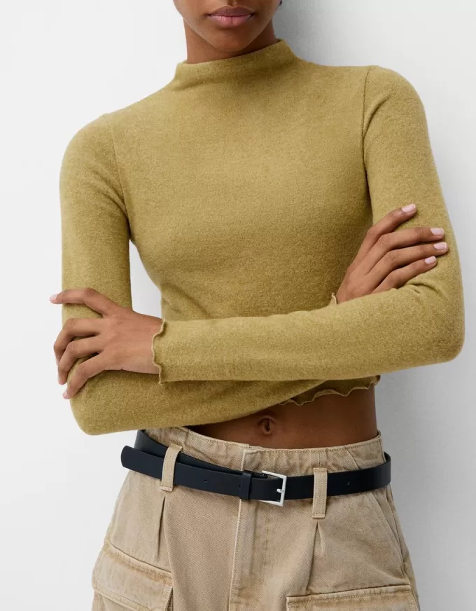 Maglione a collo alto