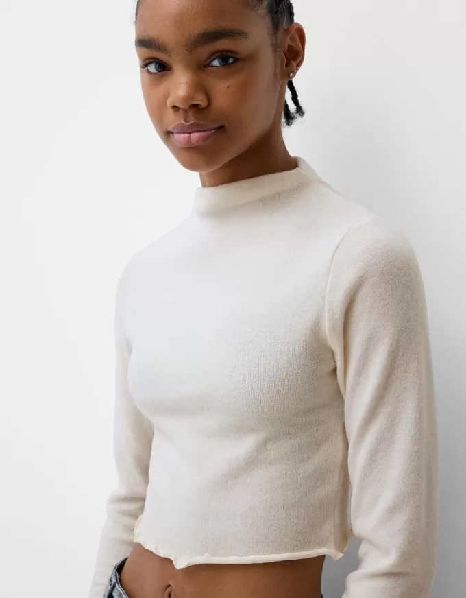 Maglione a collo alto