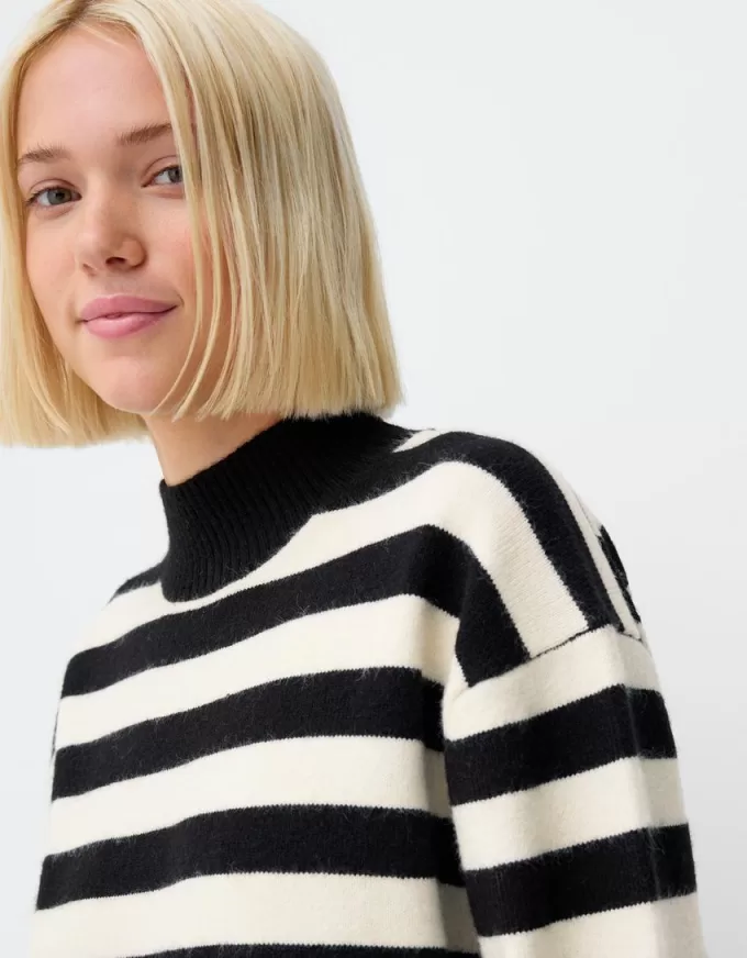 Maglione a collo alto