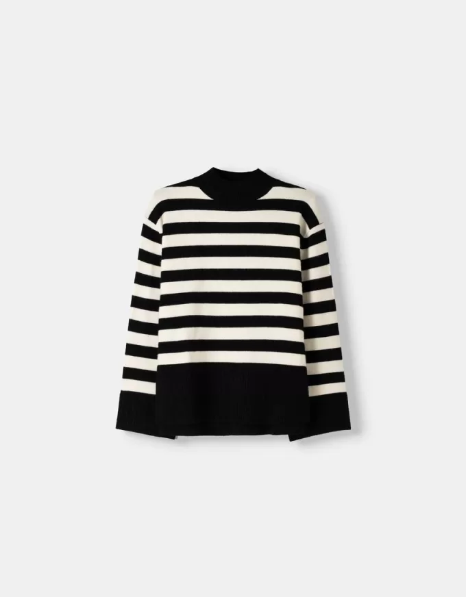 Maglione a collo alto