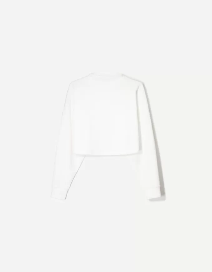 Maglione a collo alto a costine soft touch