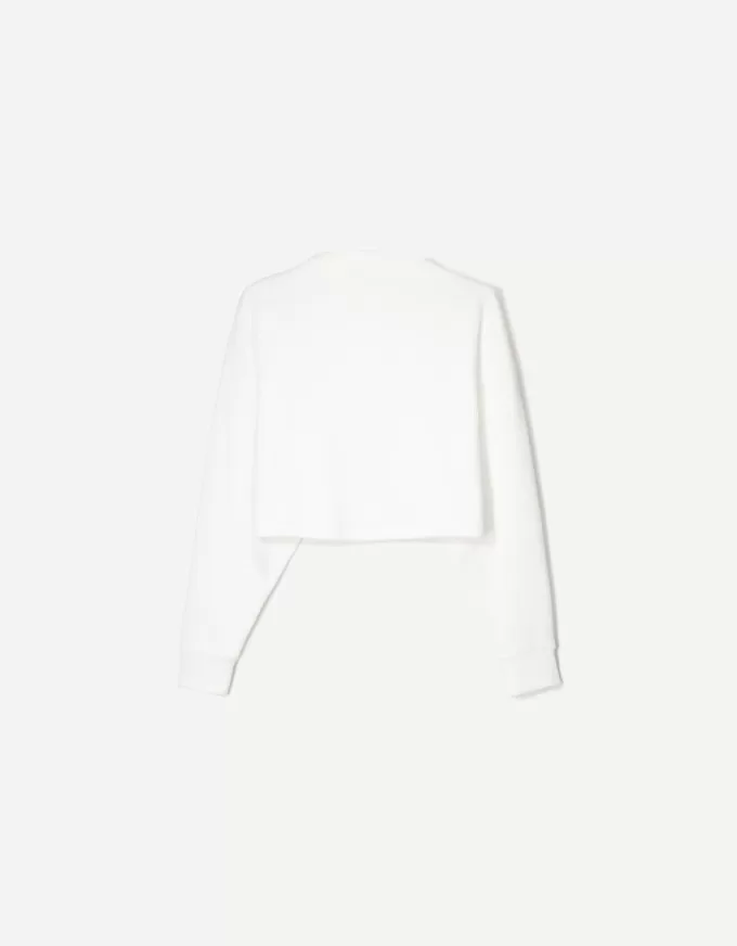 Maglione a collo alto a costine soft touch