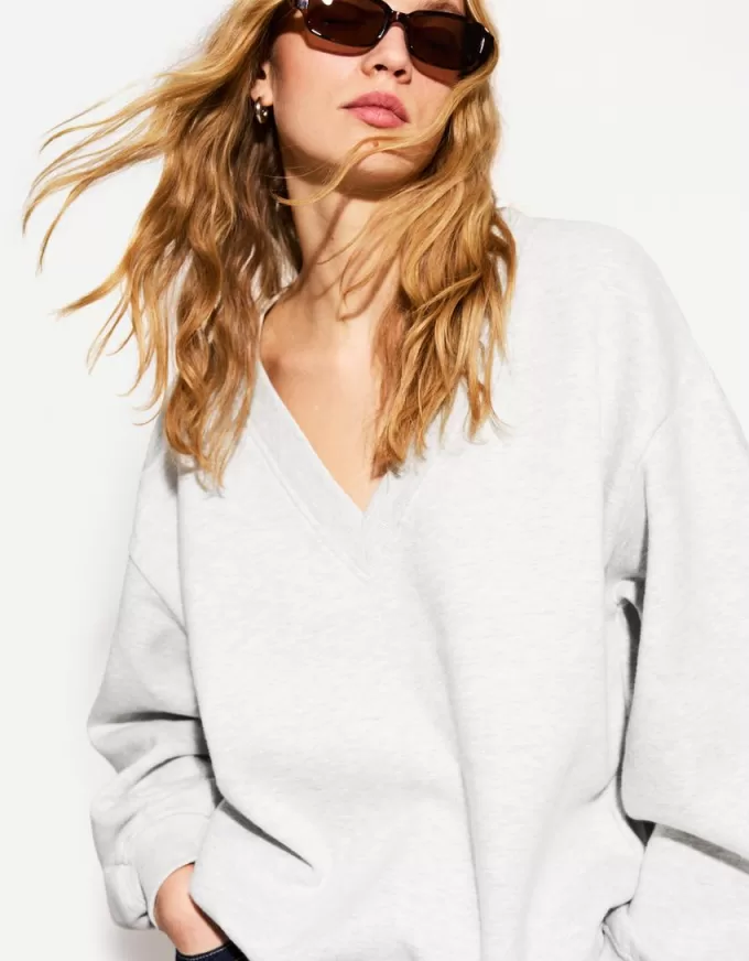 Maglione con scollo a V