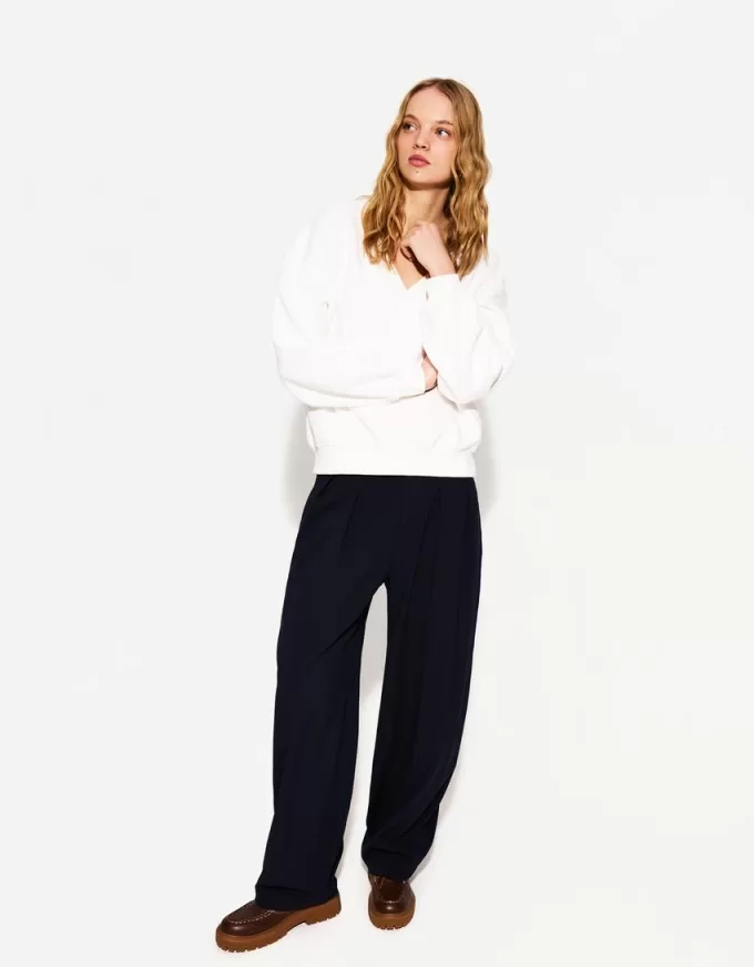 Maglione con scollo a V