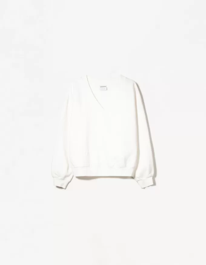 Maglione con scollo a V