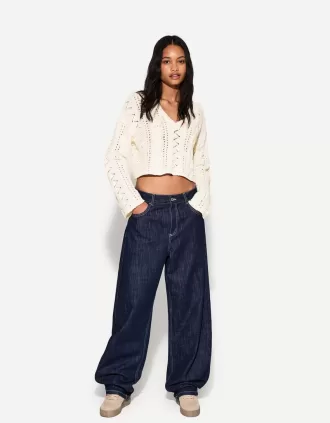 Maglione con scollo a V