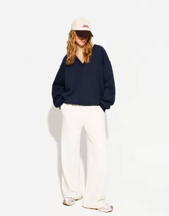 Maglione con scollo a V