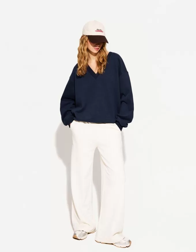 Maglione con scollo a V