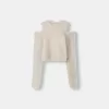 Maglione con spalle scoperte