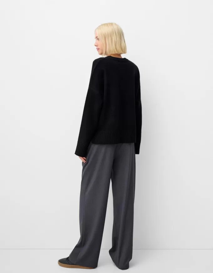 Maglione girocollo morbido al tatto