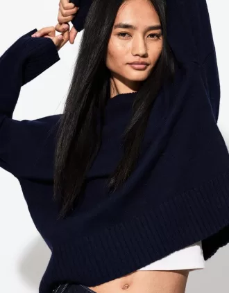 Maglione girocollo morbido al tatto