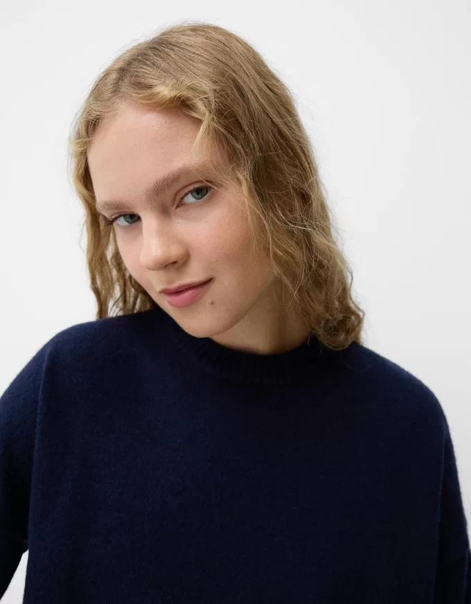 Maglione girocollo morbido al tatto