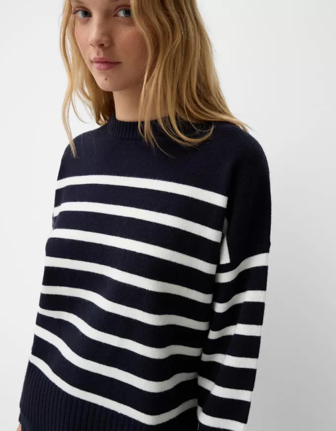 Maglione girocollo morbido al tatto