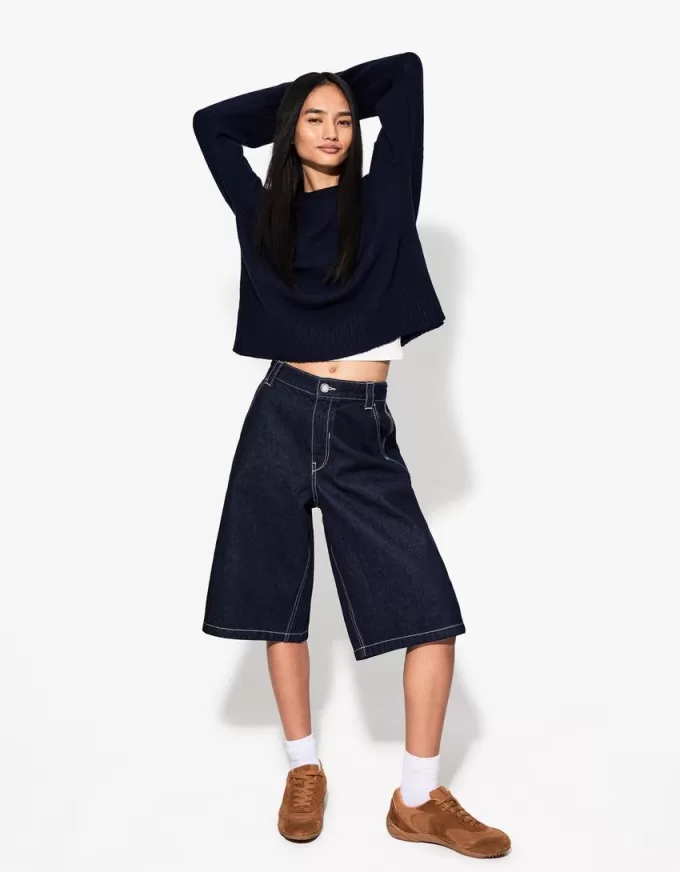 Maglione girocollo morbido al tatto