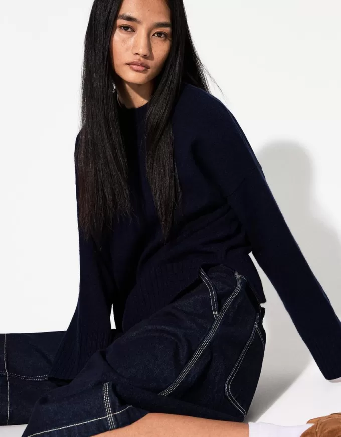 Maglione girocollo morbido al tatto