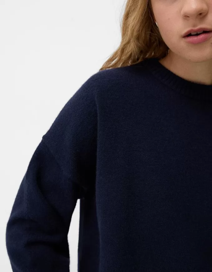 Maglione girocollo morbido al tatto