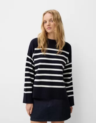 Maglione girocollo morbido al tatto