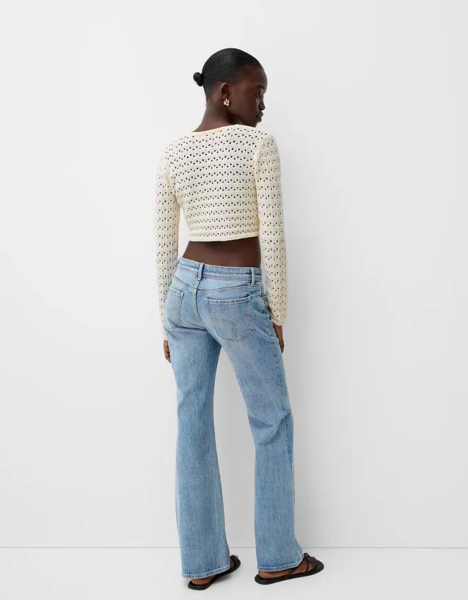 Maglione rustico arricciato