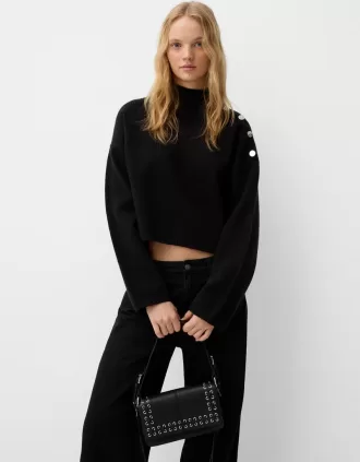 Minaudière con dettaglio cravatta