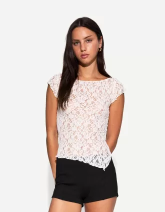 Mini shorts in maglia