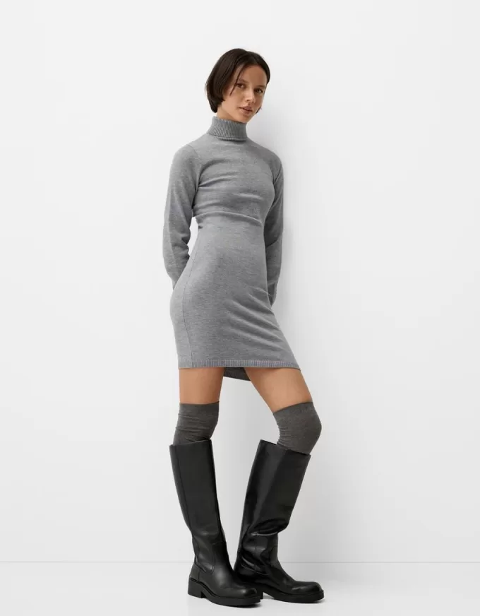 Miniabito a collo alto