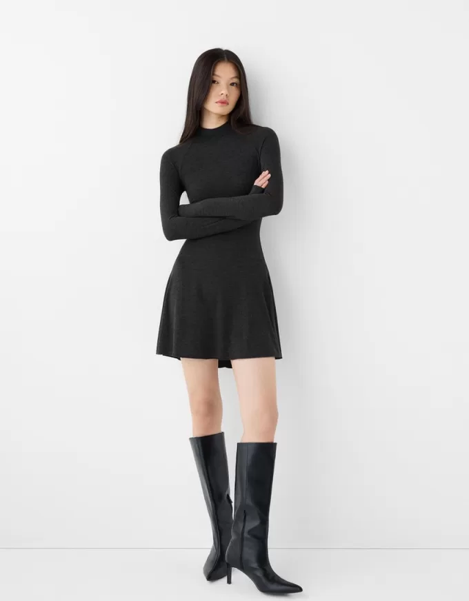 Miniabito a collo alto