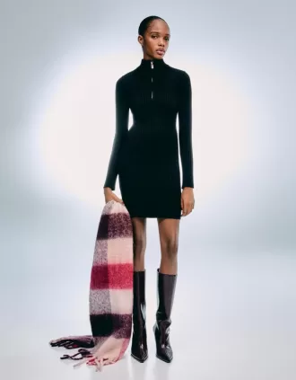 Miniabito a coste con cerniera