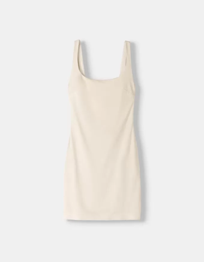 Miniabito aderente effetto pelle