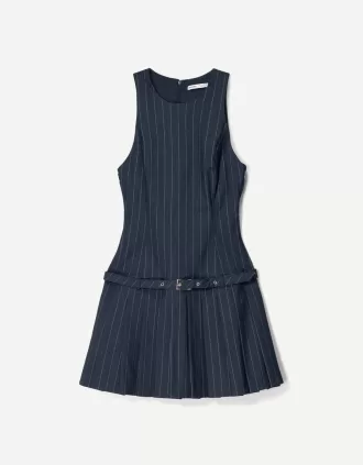 Miniabito con cintura da annodare