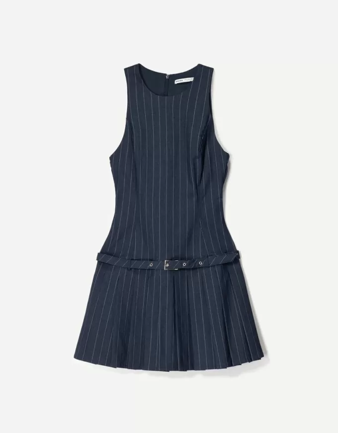 Miniabito con cintura da annodare