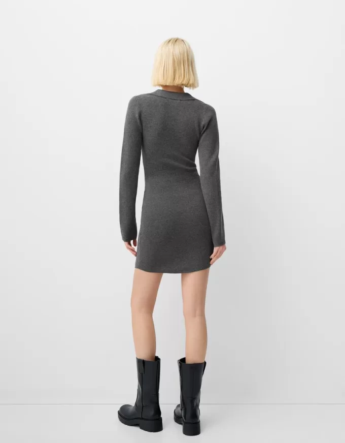 Miniabito con colletto polo