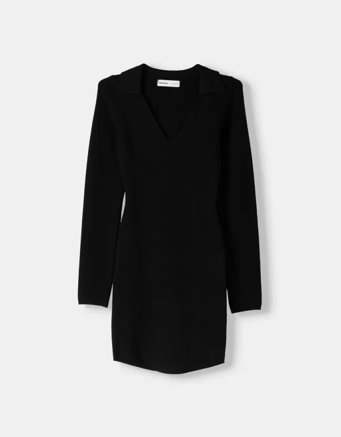 Miniabito con colletto polo