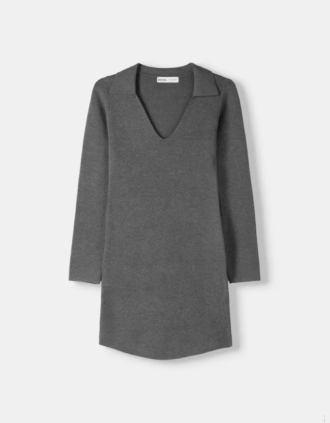 Miniabito con colletto polo