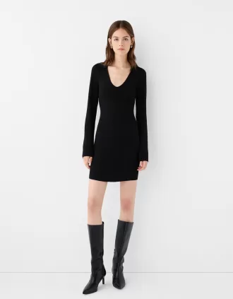 Miniabito con colletto polo