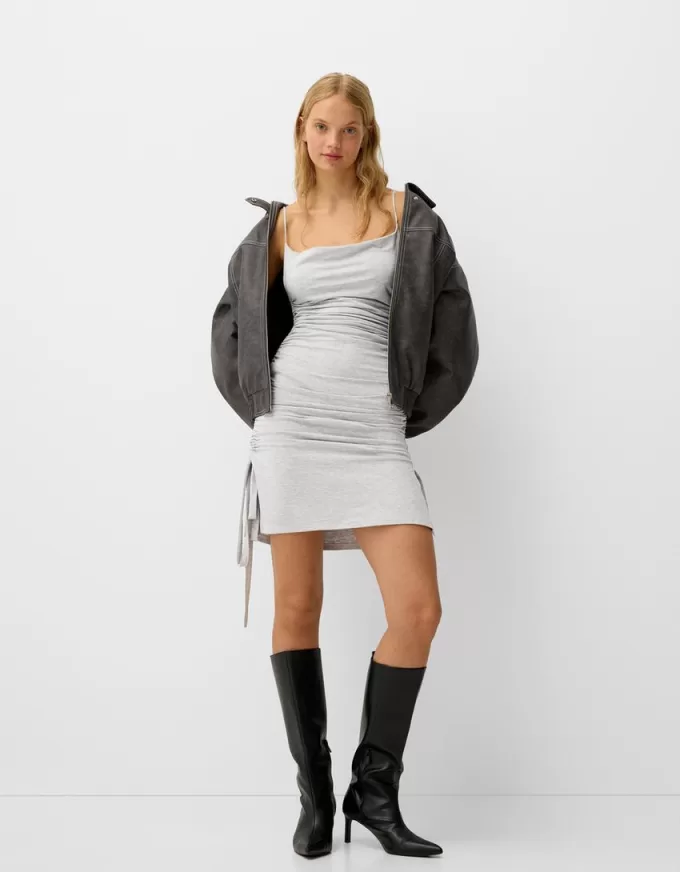 Miniabito con spalline