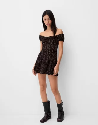 Miniabito con stampa floreale